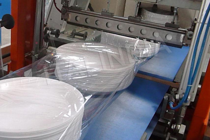 shrink wrapping of plates